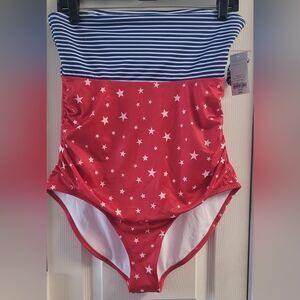 Womens Oasis Stars And Stripes One Piece Swimsuit